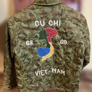 카모 패턴 자켓 CU CHI 68 69 베트남 자켓