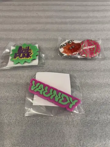 Vaundy 캡슐 토이 가챠 로고 마그넷 캔뱃지 3세트
