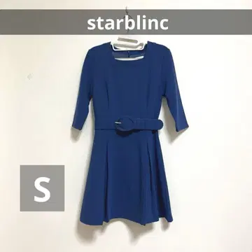 [ S 사이즈 ] starblinc 벨트 A 라인 원피스 [ 레트로 ]