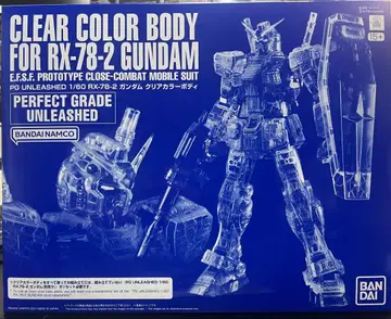 PG UNLEASHED 1/60 RX-78-2 건담 클리어 컬러 바디