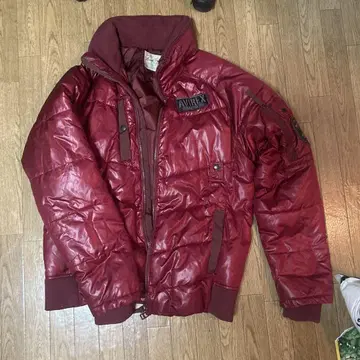 아비렉스 USAF 점퍼 블루종 빨간색