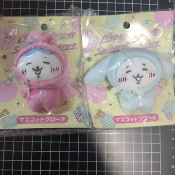 나가노 프렌즈 산리오 캐릭터즈 마스코트 브로치 하치와레 치이카와