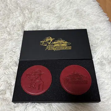 무기와라 스토어 10주년 기념 가죽 코스터 세트