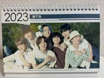 BTS 2023년 포토 데스크 달력 멤버 전원 미사용