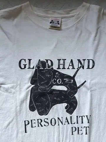 새상품급 glad hand t personalty pet t L 사이즈