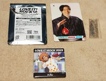 LOVE IT! ROCK 2025 키체인 & 캔배지 총 2세트