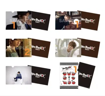 Nissy 포카포카페 A4 클리어 파일 (랜덤 6종)