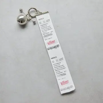 ear PAPILLONNER 메탈 볼 x 영수증풍 참 이아파피요네