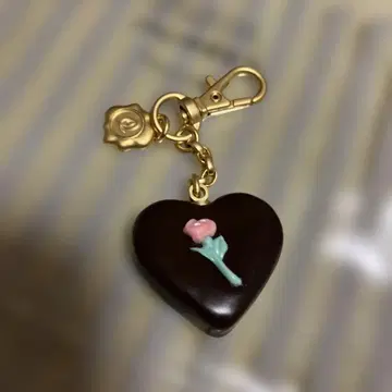 큐팟 빈티지 로즈 초콜릿 키링 백참