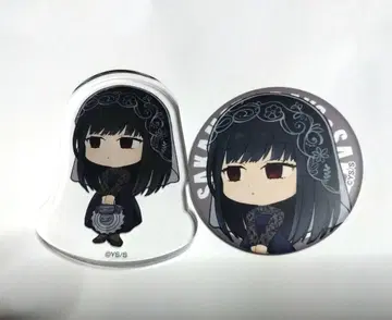 사카모토 데이즈 대불 아크릴 블록 컬렉션+미니 캐릭터 캔뱃지