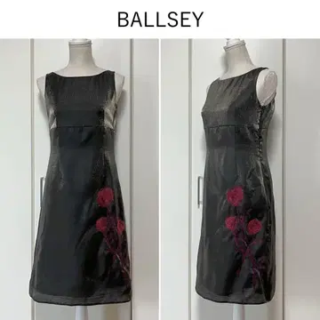 [일본제] BALLSEY 자수 라메 원피스
