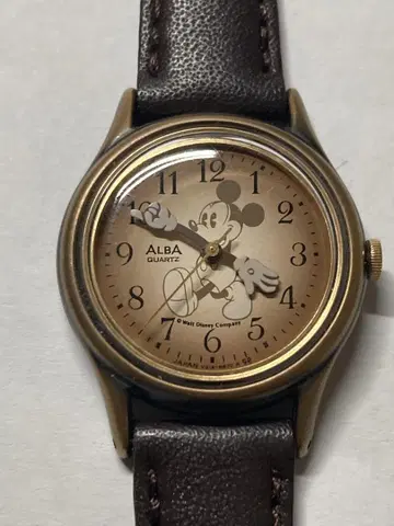 SEIKO ALBA 미키마우스 손목시계