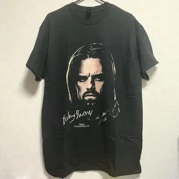 Marvel 버키 반스 세바스찬 스탠 썬더볼츠 T셔츠 블랙
