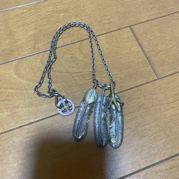 페더 목걸이 실버 925