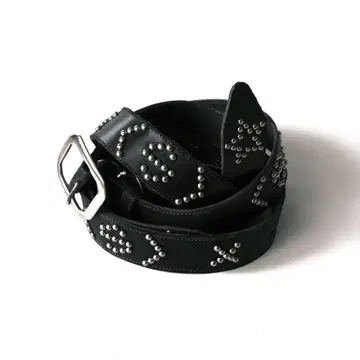 THE BELT SCOREOFFSCOOT Dark Gray 스터드 벨트