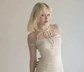 andmary Roy ribbon tops ivory