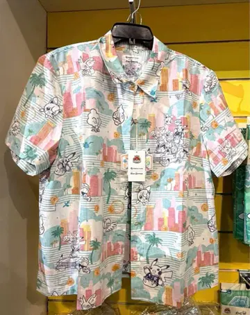 포켓몬 wcs 2025 알로하 셔츠 M 사이즈