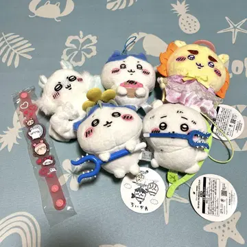 치이카와 봉제 인형 마스코트 묶음 판매 하치와레 토끼