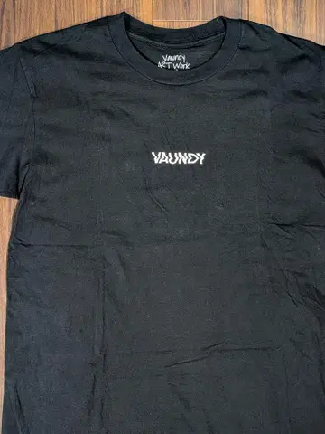Vaundy 바운디 자수 T셔츠 XL 블랙 후지록