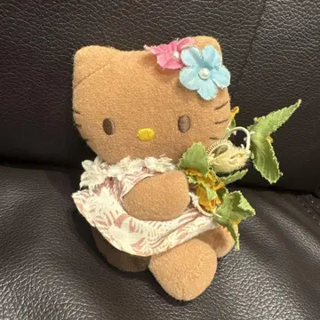 산리오 햇볕에 탄 키티 봉제인형 레이