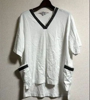 SUNSEA 썬씨 18ss V넥 T V넥 티셔츠