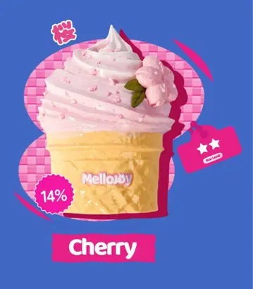 Mellojoy 벚꽃 소프트크림
