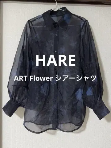 HARE / 시어 셔츠 / 패턴 셔츠 / 시스루 / 셔츠