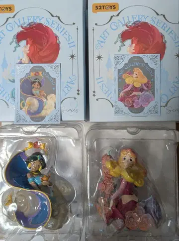 디즈니 52TOYS 프린세스 피규어 재스민 오로라 공주 새상품