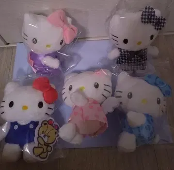 헬로키티 봉제 인형 5체 세트
