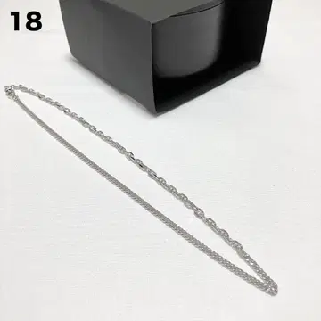 새상품 18 TOMWOOD Rue Chain 목걸이 은 16313