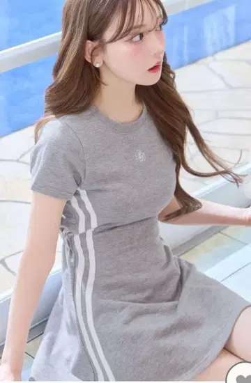 Rady 사이드라인 원피스 그레이 M