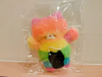 컬러풀 고양이 귀 봉제 인형