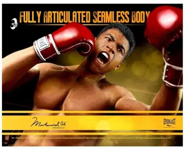 미사용 새상품 1/6 무하마드 알리 액션 피규어 심리스 바디