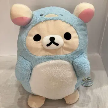 리락쿠마 줄무늬 에브리데이 펭귄 봉제인형 XL 프리미엄 코리락쿠마