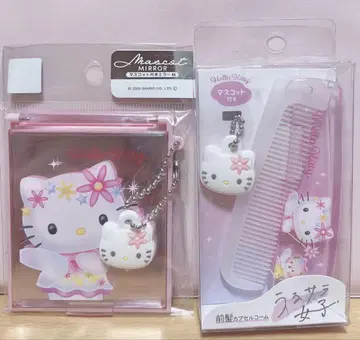 (핑크) 빗 거울 세트