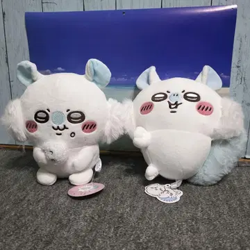 치이카와 (먼작귀) 오물오물 봉제 인형 얏 봉제 인형 모몽가 2개 세트