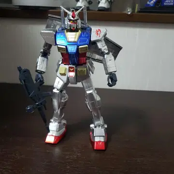 1/100 건담 RX78 도금 실버