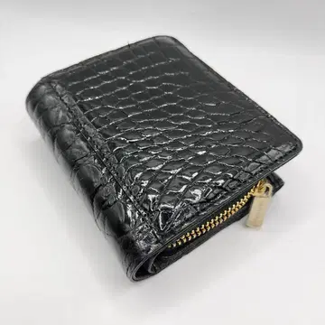 [미사용] CROIX ROYAL 크로와 로얄 3단 폴더형 지갑 크로커다일