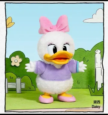 미키 패밀리 봉제 인형 키체인 데이지 팝마트