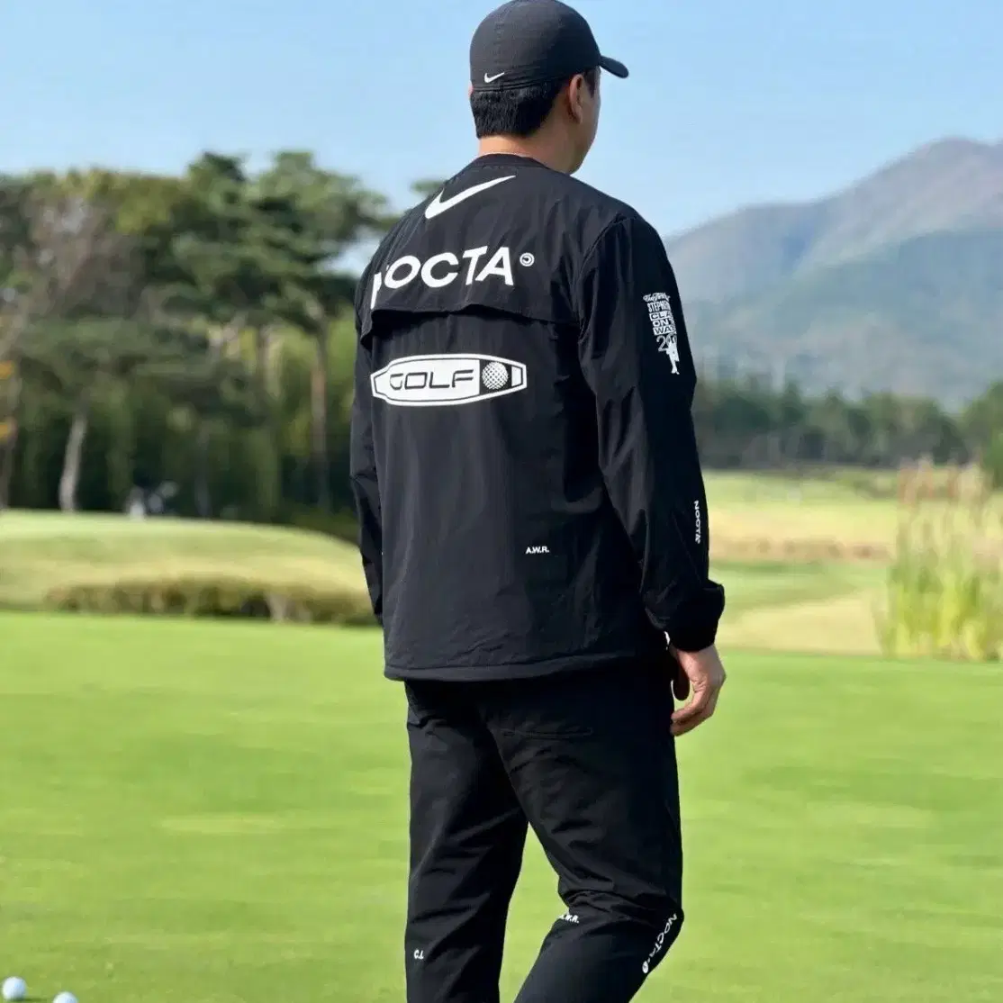 Nike NOCTA GOLFジャケット ブラック NIKE GOLF | 나이키골프 Nike NOCTA Golf Black Windbreaker +