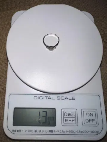 반지 링 K14WG 각인 있음 골드 금 화이트 골드 CZ