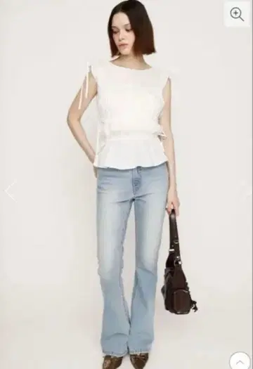 스라이 데님 팬츠 HW FLARE PT WITH ROICA(R)EF