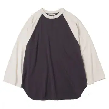 blurhms C/Silk Nep Baseball Raglan Tee