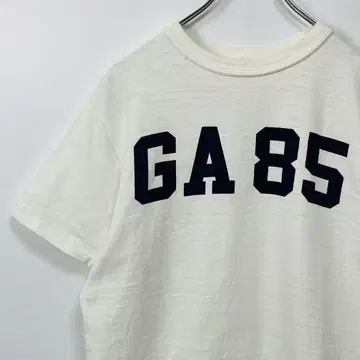WARE HOUSE 웨어하우스 GA85 로고 T셔츠 화이트
