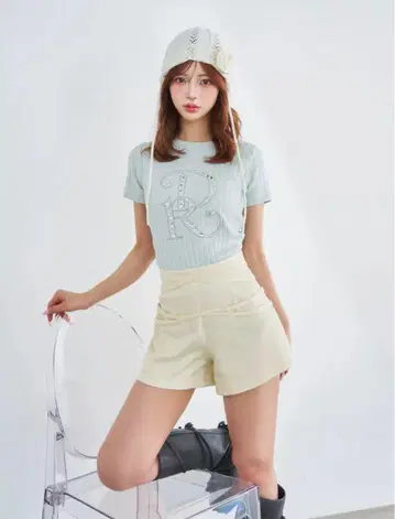 Darich 더블 크로스 벨트 숏팬츠