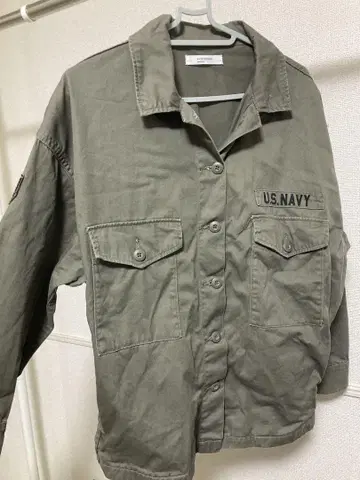 U.S. NAVY 밀리터리 자켓 올리브 그린