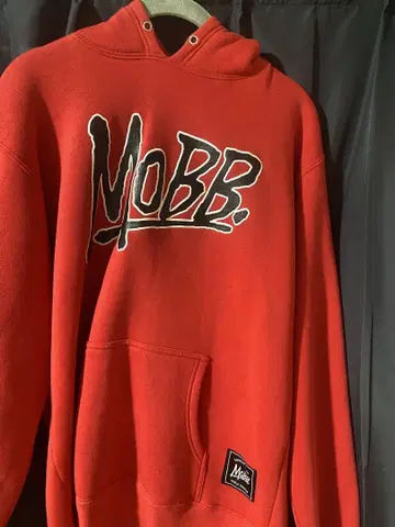MOBB 빨간색 후디