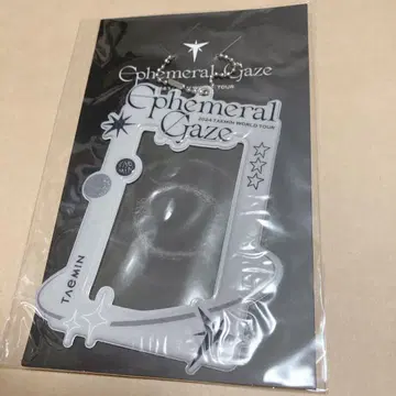 태민 Ephemeral Gaze 포토 카드 홀더 키링 트레이딩 카드