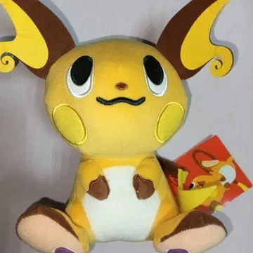 Pokemon time 라이츄 봉제인형 포켓몬 센터