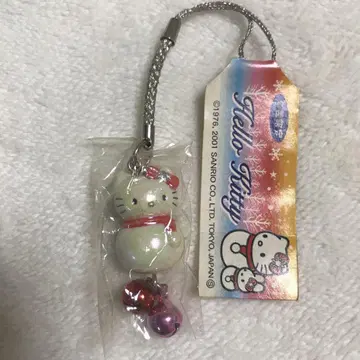 산리오 키티 겨울 한정판 스트랩 헤이세이 레어